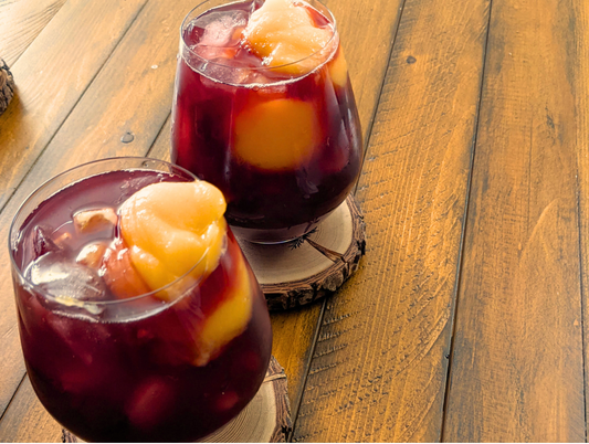 Summer Peach Bellini Sangria